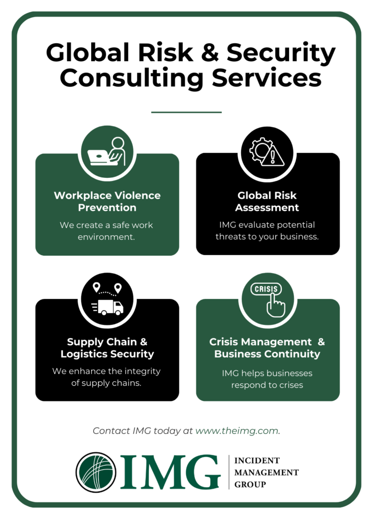 Global Risk & Security Consulting Services Infographic